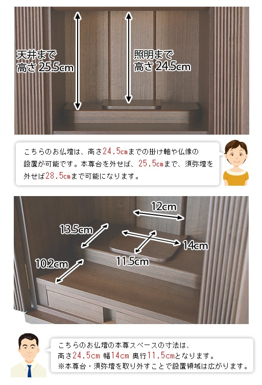 須弥壇寸法図