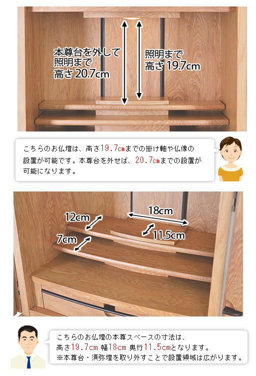 須弥壇寸法図