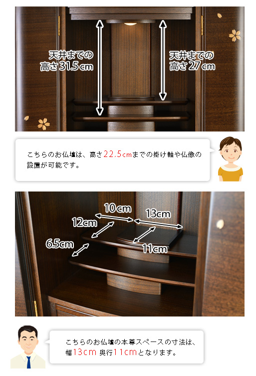 須弥壇寸法図