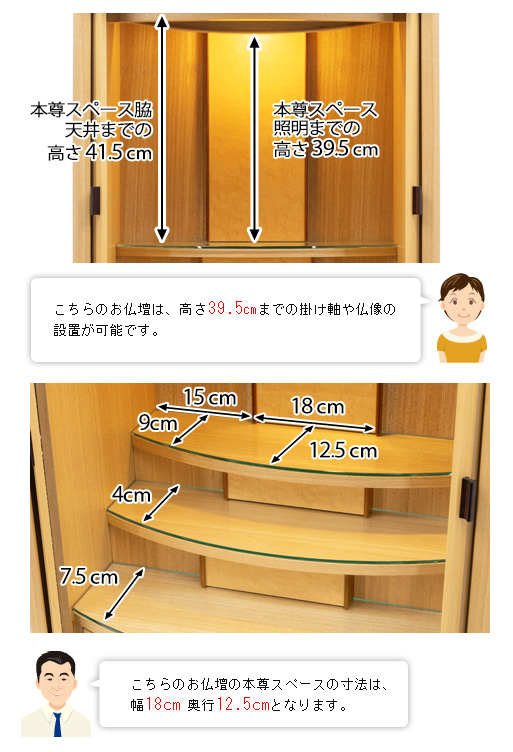 須弥壇寸法図