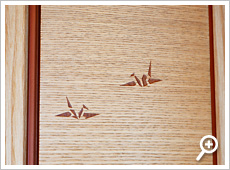 背板 折鶴