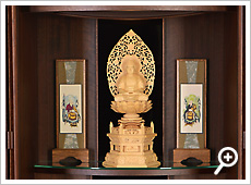 須弥壇:仏像掛け軸