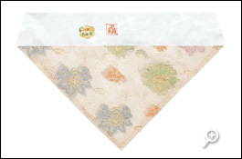 夏用三角打敷 正絹金紗 上 名古屋寸法 30代～200代