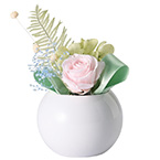 プリザーブドフラワー 陶器付 花来（かこ）ピーチ