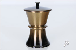 銅器　夢型 コハクボカシ 茶器（茶湯器）　小