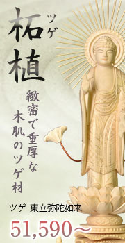 ツゲ 東立弥陀如来像