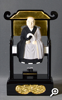 木製彩色 曹洞宗 脇仏 承陽大師 フォトギャラリー