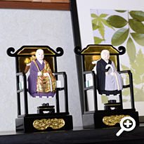 木製彩色 曹洞宗 脇仏 常済大師・承陽大師 フォトギャラリー