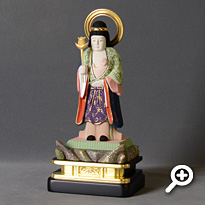 木製彩色 日蓮宗 脇仏 鬼子母神 フォトギャラリー