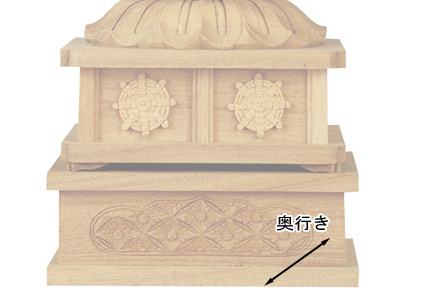 仏像寸法図