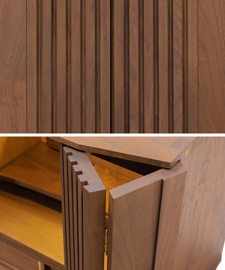 モダンミニ仏壇 ことだま ウォールナット無垢 16号 | 仏壇・仏具・位牌