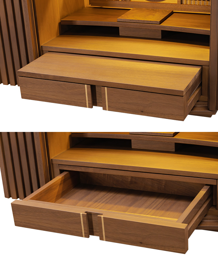 MENUET （2本）　ウォールナット色（美品） MENUET （2本） ウォールナット色（美品） 送料無料】【国産】丸型