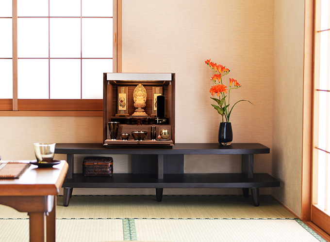 モダンミニ仏壇 フォレスト ウォールナット | 仏壇・仏具・位牌の