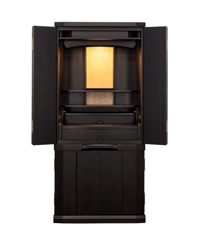 モダン仏壇 ダリア 黒檀 18×40号 | 仏壇・仏具・位牌のメモリアル仏壇