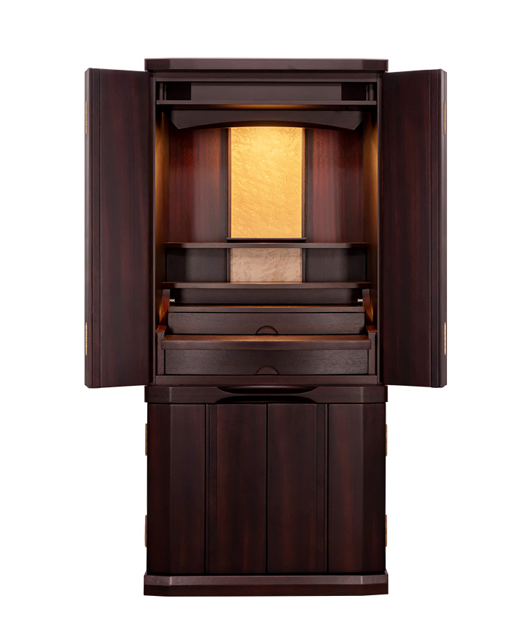 モダン仏壇 ダリア 紫檀 18×40号 | 仏壇・仏具・位牌のメモリアル仏壇