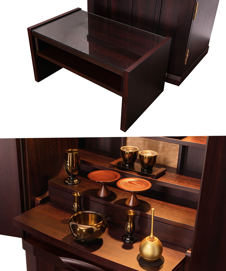 モダン仏壇 ダリア 紫檀 18×40号 | 仏壇・仏具・位牌のメモリアル仏壇