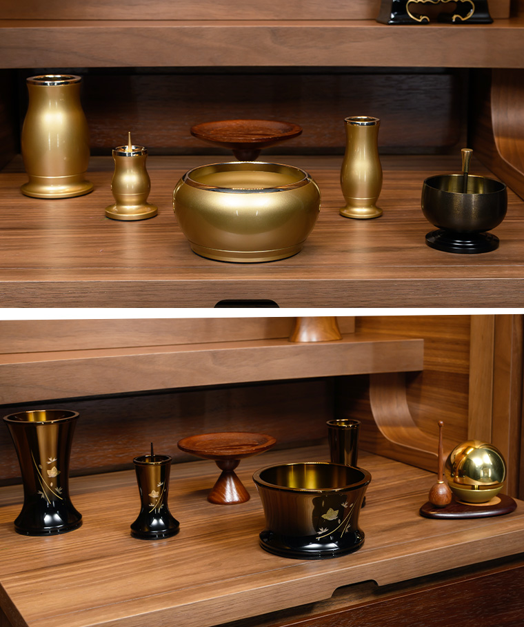 モダン仏壇 リスン213 ウォールナット台付 19×54 | 仏壇・仏具・位牌の