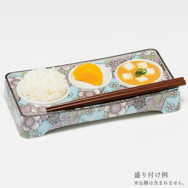 PVC製 お供え料理セット略式仏膳7.5寸用