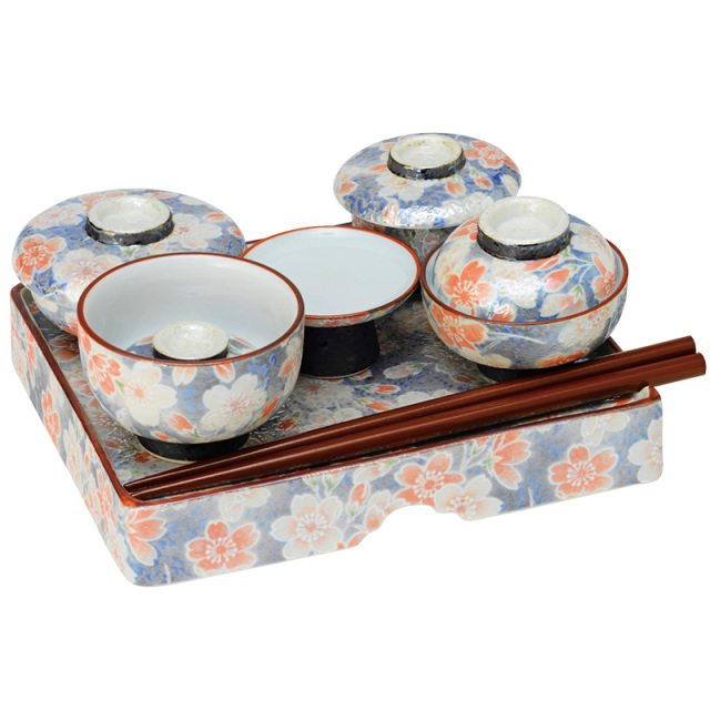 有田焼仏膳 雅桜ブルー